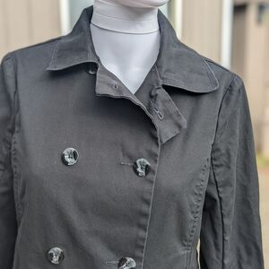 Dockers Women's Charcoal Trench Coat